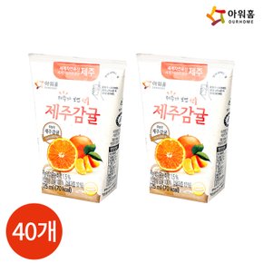 아워홈 제주가 보낸 선물 제주감귤 125ml x 40개