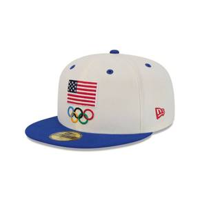 팀 USA Olympics 59FIFTY 5950 Fitted Hat 9191524