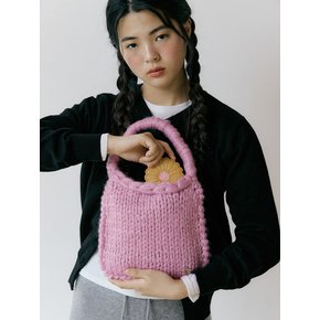 [4color] [wool] rainbow knit bag 216