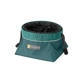 미국 러프웨어 퀀쳐 휴대용 그릇 Ruffwear Quencher Cinch Top Bowl Tumalo Teal Large 1442531