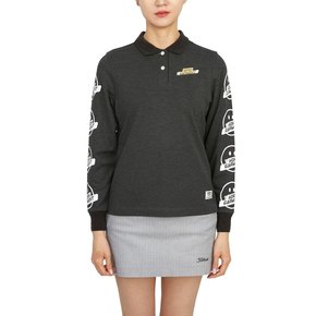 혼가먼트 골프웨어 여성 긴팔티셔츠 HCW 2C AP51 BLACK