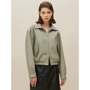 OVERFIT CROP BLOUSON WOMEN (GREEN)