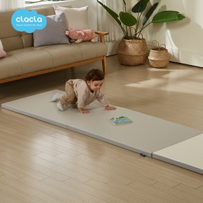 이지클린 2단 폴더매트 MINI 웜그레이 2장 놀이방 아기 유아