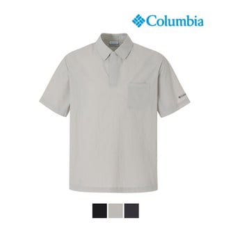 컬럼비아 남성 포켓 패치 스트레치 우븐 셔츠_라이트그레이 (C52-YMD603)
