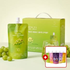 (+사은품 증정)[콜라겐 함유/미국 1위] 에브리데이즈 에센셜 다이어트 곤약젤리 비타민C 저칼로리 청포도 150g 10팩, 1박스
