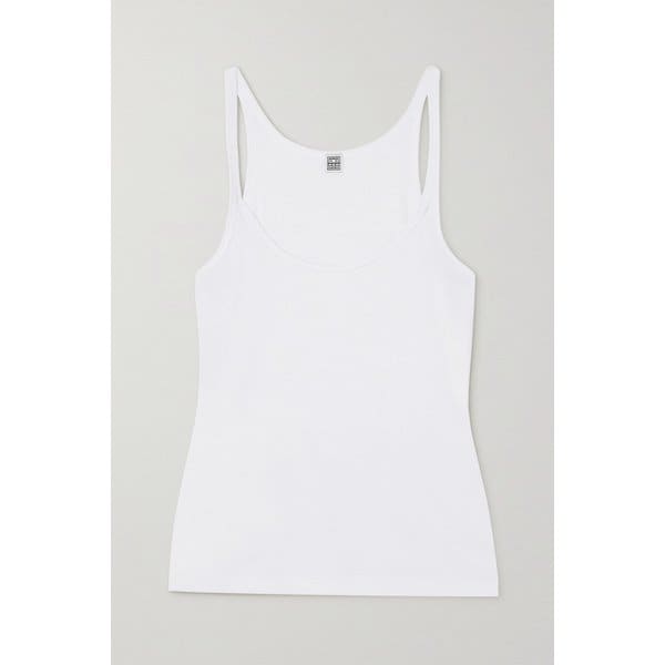 리브 스트레치 코튼 저지 탱크탑 9649229528862281