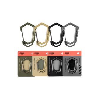 카고컨테이너 Hard Karabiner D 10ea_M/L khaki,beige,black,gray