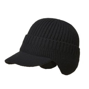 [모로엠] 남성 니트 캡 귀달이 모자 LD-HAW-QLD1097-블랙