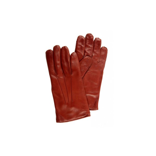 Nappa Leather Gloves For Men_Cognac