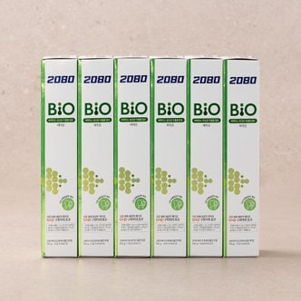  2080 바이오 유산균 쿨민트향 150g  x 6개