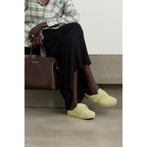 + 텍라 나고야 시어링 라이닝 스웨이드 클로그 베이지 1647597317088766