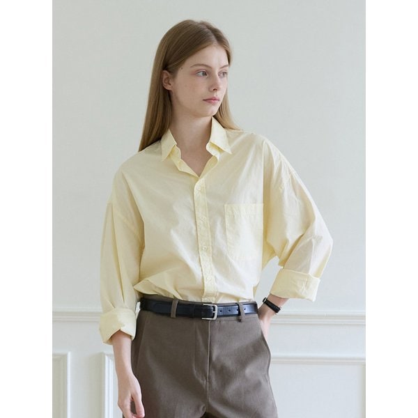 Poplin Cotton Shirt - Butter