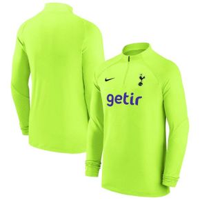 4641382 Nike Mens Yellow Tottenham Hotspur 2022/23 Strike Drill Performance Raglan Quarter