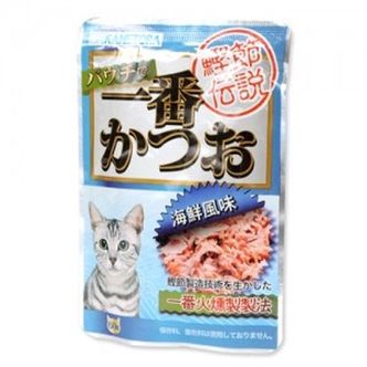 제이큐 생활티콘 고양이 간식 카네토라 해물맛 파우치 60g X ( 5매입 )