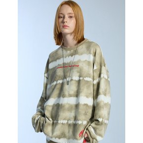 ST TIE DIE SWEAT SHIRT (BEIGE)