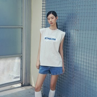 LAP 스트림 뒷트임 나시티셔츠 AR2CT562