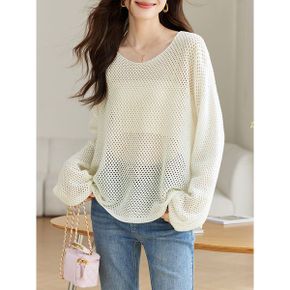 엘프 펀칭 긴팔니트 BJ1LK022_P388854271