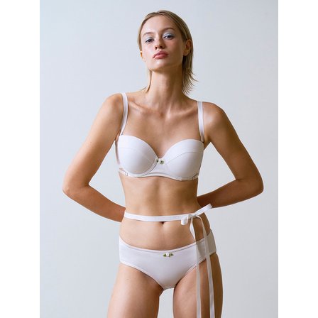 비나제이(vinaj) 티니로즈 로우 비키니팬티 (White)