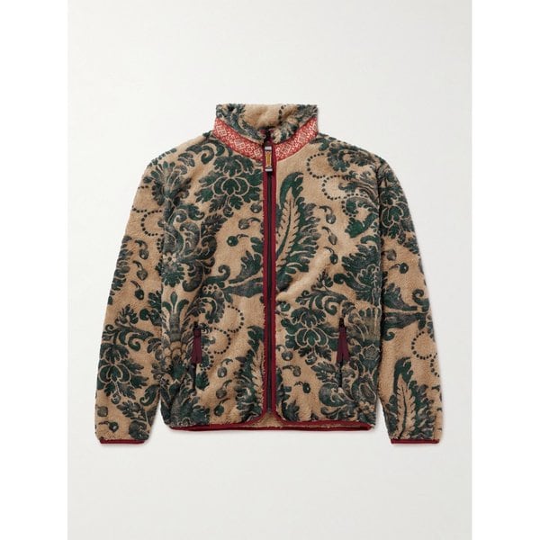 다마스크 프린트 플리스 재킷 46376663162925188