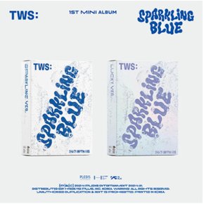 개봉앨범 포토카드 없음 I 투어스 (TWS) - 1st Mini Album Sparkling Blue (LUCKY 버전)