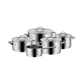 독일 WMF 가정용 주방 냄비 WMF Aparto Induction 5Pieces Cookware Set with Glass Lid Polishe