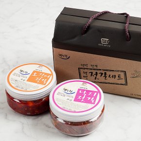 알뜰선물 오징어젓500g+낙지젓500g