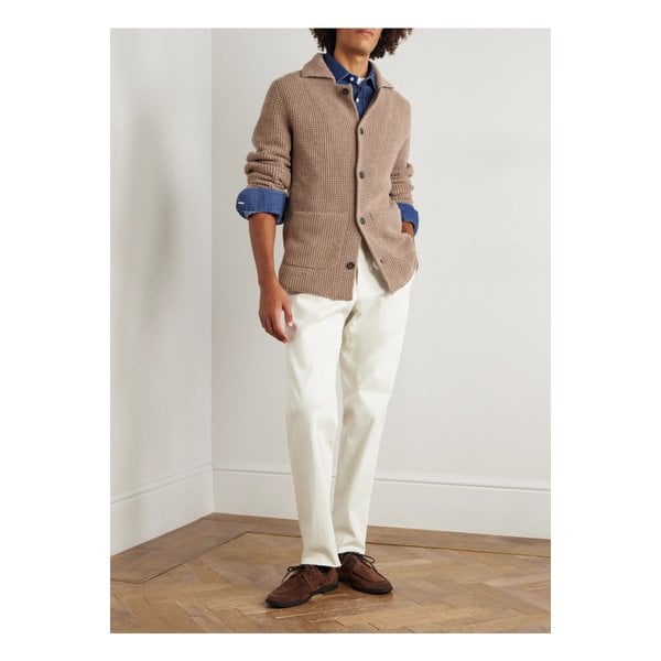 루비나찌 캐시미어 가디건 뉴트럴 46376663163002717