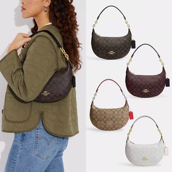 코치 Payton Hobo In Signature Canvas 시그니처 페이톤 호보백