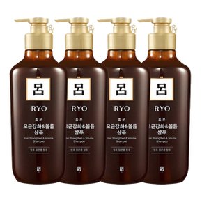 려 흑운 모근 영양 샴푸 550ml 4개