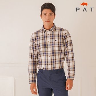 PAT 코튼 체크 셔츠_1G51512