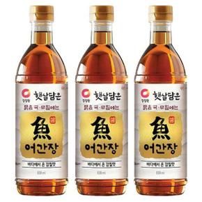 청정원 햇살담은 어간장 830ml x 3개