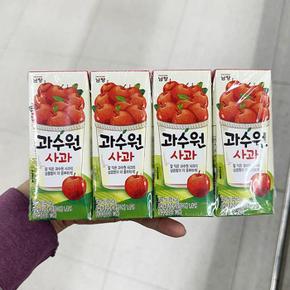 과수원 사과 190ml x 4개 bP0037_0734