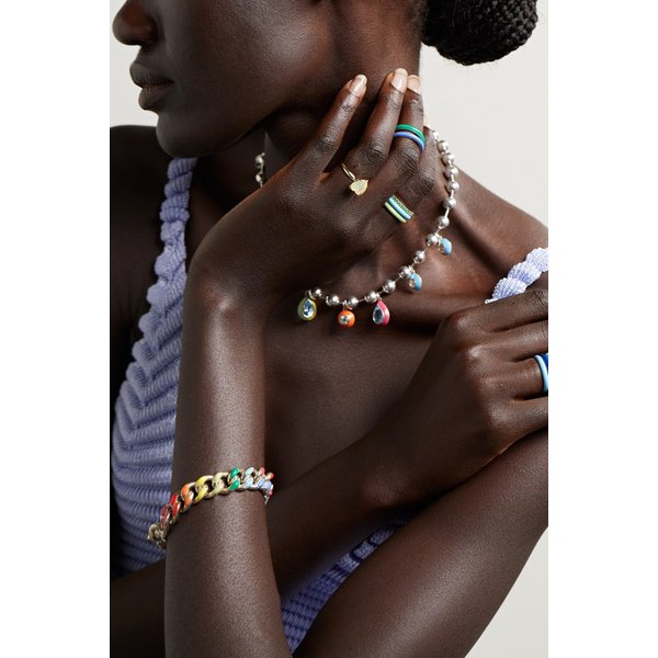 프라이 파워스 레인보우 하트 14k 골드 시트린 링 1647597279296933