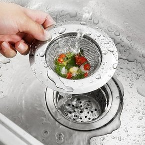 스텐 싱크대거름망 싱크대 주방배수망 배수망 배수구 음식물 거름망 덮개 커버