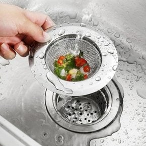 스텐 싱크대거름망 싱크대 주방배수망 배수망 배수구 음식물 거름망 덮개 커버