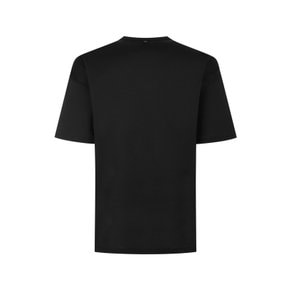 [25SS] [스테디셀러] 블랙《LuxCool》세미오버 라운드 티셔츠 WXTS5B311BK