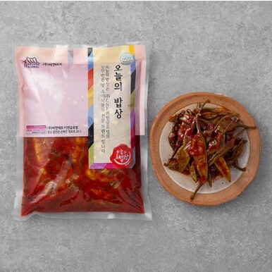 HACCP 국내생산 밑반찬 양념고추무침 1KG