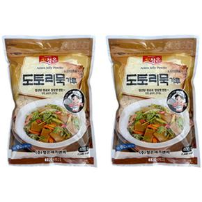 청은 도토리묵가루, 400g, 2개