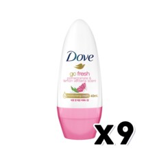 도브 데오드란트 롤온 석류&레몬버베나 냄새제거 40ml x 9개