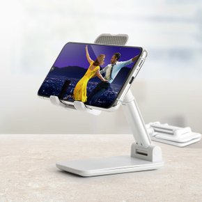 스퀘어 접이식 휴대용 태블릿 스마트폰 거치대 ST2079