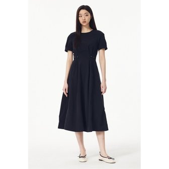 GCUT 웨이스트 사이드 버튼 원피스 _블랙 7255237107