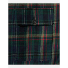Moss Green Check Padded PD6