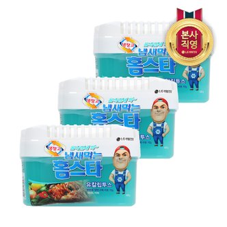 엘지생활건강 냄새먹는 홈스타 냉장고용 유칼립투스 420g x 3개