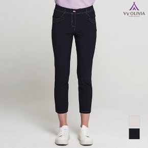 [비비올리비아] 포켓 자수장식 팬츠_VVCDLVM4121