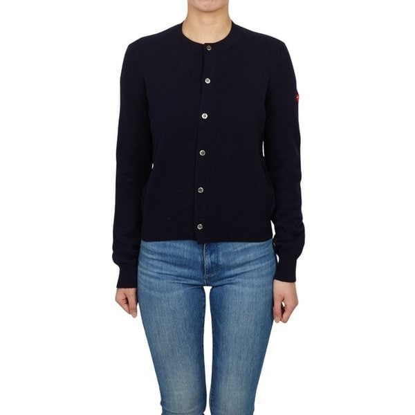 꼼데가르송 미니 레드와펜 여성 가디건 AZ N041 051 2