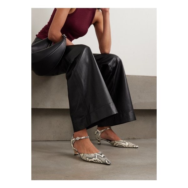 에이디 틸리 스네이크 이펙트 가죽 펌프스 스네이크 프린트 46376663162886109