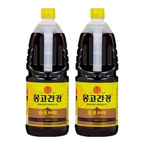 몽고식품 몽고간장 송표 프라임 1.8L 2개