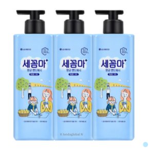 세꼼마 핸드워시 손세정제 레몬버베나향 480ml 3개