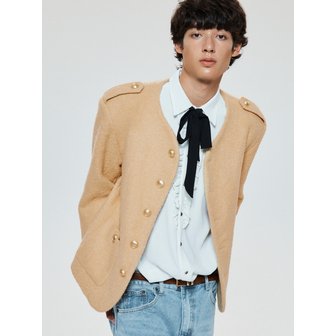 언티지 Wool Boucle Tweed Jacket[Camel(MAN)]_UTO-FB14