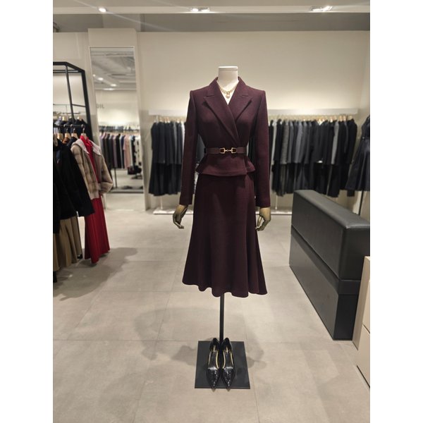 [파주점] 울 피크드 라펠 머메이드 원피스 JRBA0OP852